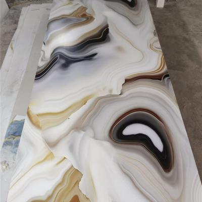 Colorful PVC UV marble board