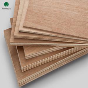 Okoume veneered faced plywood